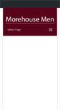 Mobile Screenshot of morehousemen.com